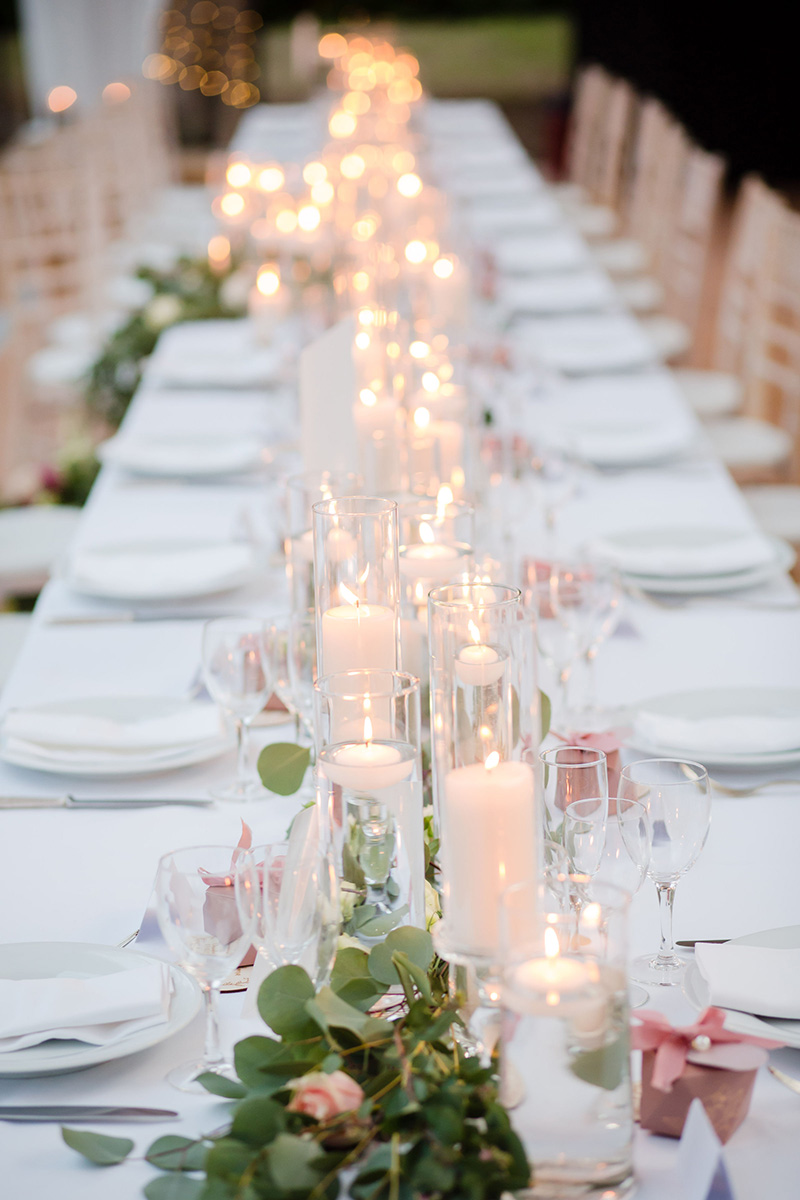 table-art-wedding-candle-withe-pink